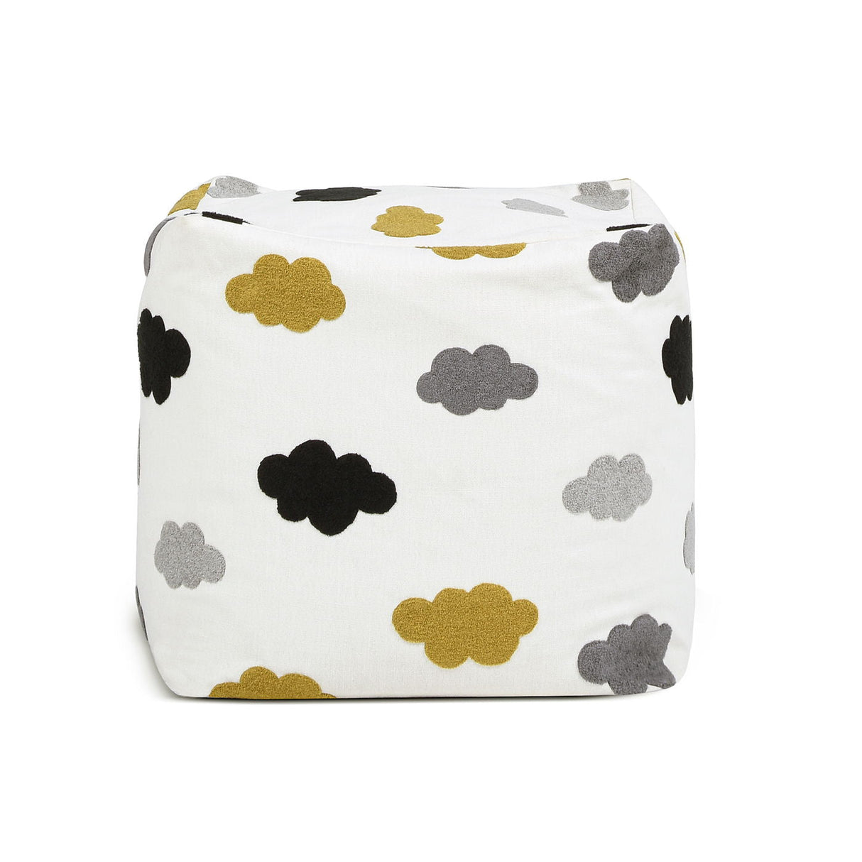 Pouf Luxury Oversized Bean Bag Cube Ottoman by Couch.com