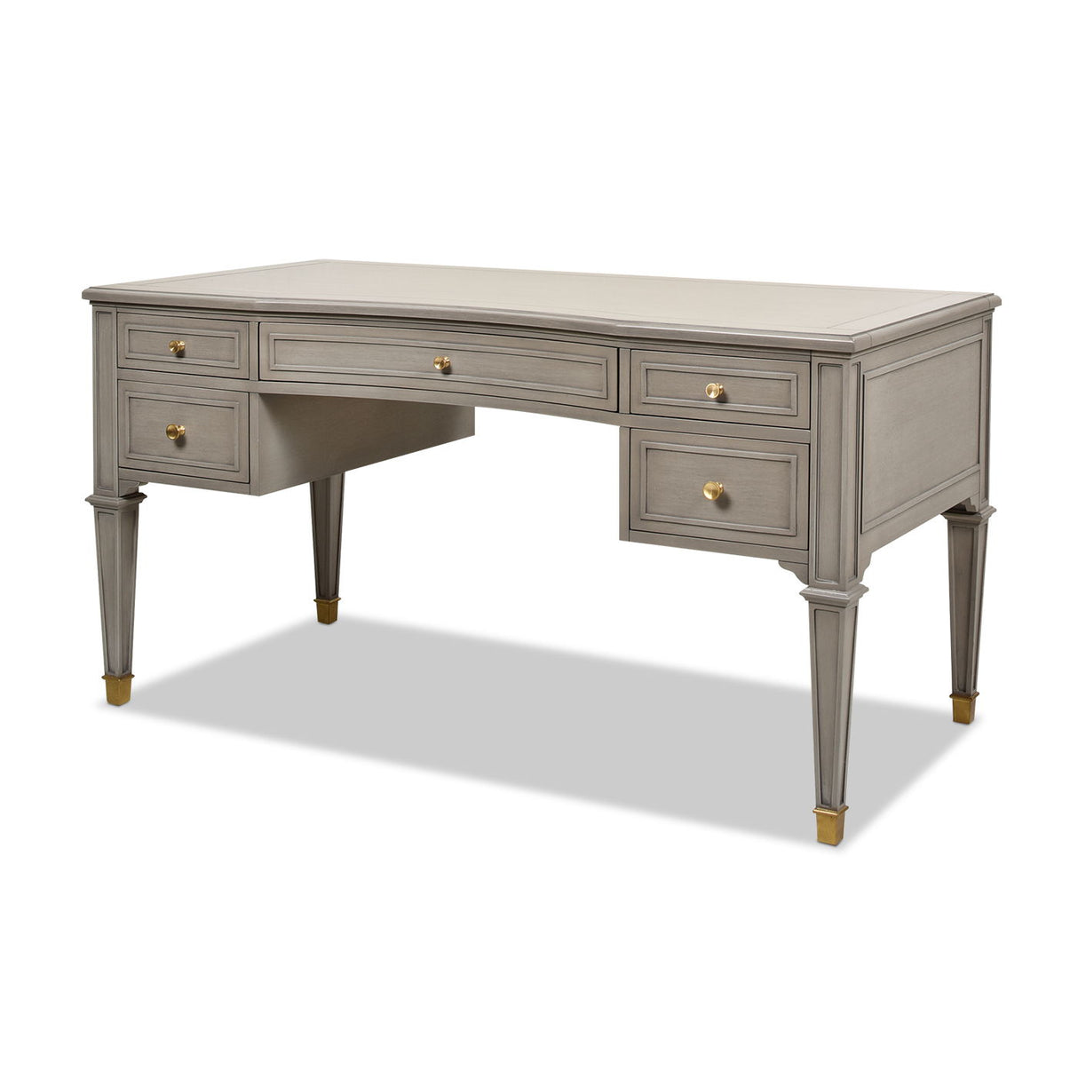 Dauphin - 5 Drawer Executive Desk by Couch.com
