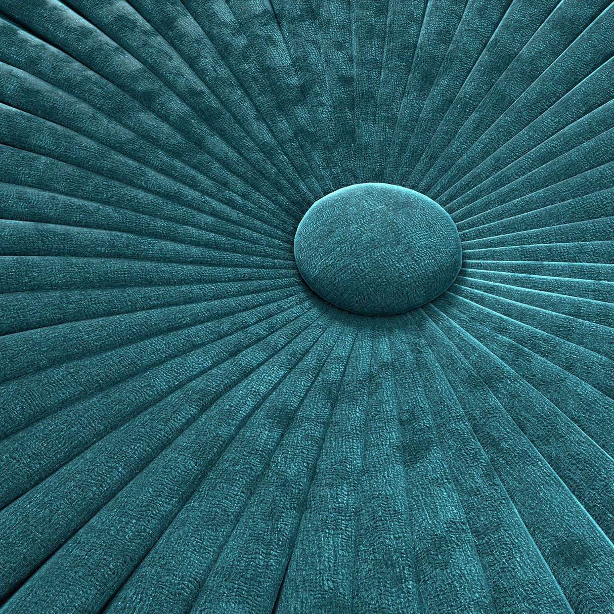 Grafton - Handcrafted Velvet Round Pouf by Couch.com