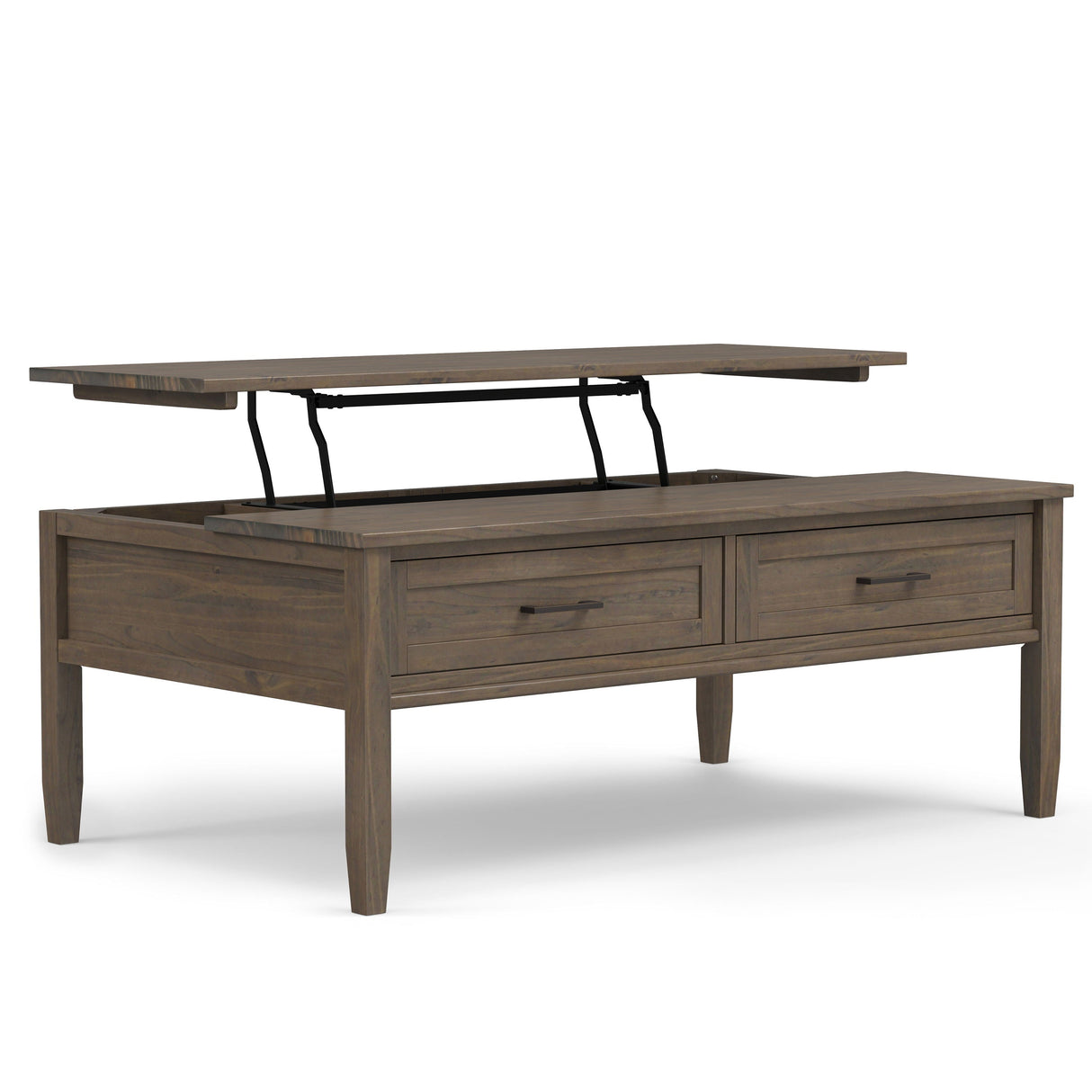 Ela - Lift Top Coffee Table - Smoky Brown by Couch.com