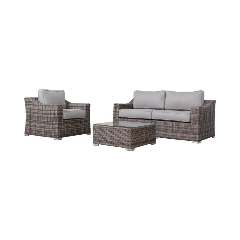 Stylish Sofa Seating Group With Cushions Perfect For Outdoor Gatherings by Couch.com