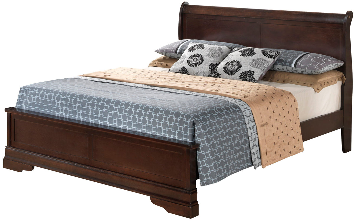 Sleigh Bed With Low Footboard by Couch.com
