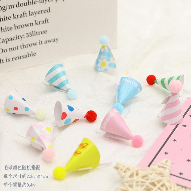 Bear Candle Birthday Cake Props Topper Card Cute Fantasy Cup Dessert Smiley Love Bear Table Dress Up Cake Props Party Cake Decor Supplies Toppers Birthday Cupcake Topper Various Cake Decorations for Birthday Party Photo Prop