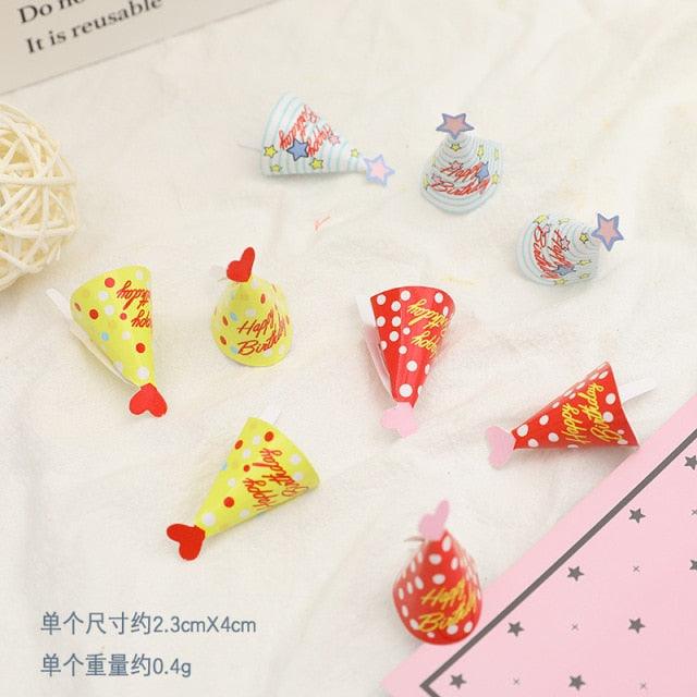 Bear Candle Birthday Cake Props Topper Card Cute Fantasy Cup Dessert Smiley Love Bear Table Dress Up Cake Props Party Cake Decor Supplies Toppers Birthday Cupcake Topper Various Cake Decorations for Birthday Party Photo Prop
