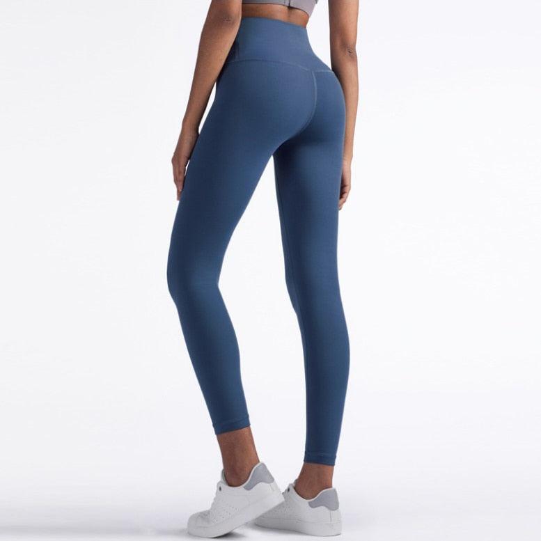 Beautiful Fitness Female Full Length Leggings 19 Colors Running Pants High Waist Seamless Leggings Fitness Tight Running Gym Women Push Up Sport Leggings Workout Seamless Yoga Pant Comfortable Pants