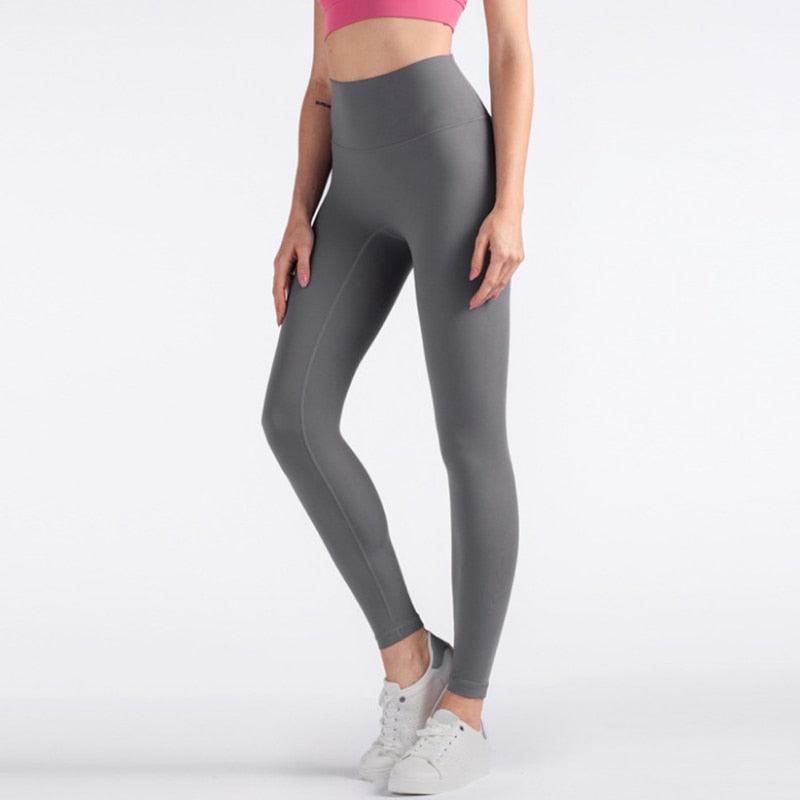 Beautiful Fitness Female Full Length Leggings 19 Colors Running Pants High Waist Seamless Leggings Fitness Tight Running Gym Women Push Up Sport Leggings Workout Seamless Yoga Pant Comfortable Pants