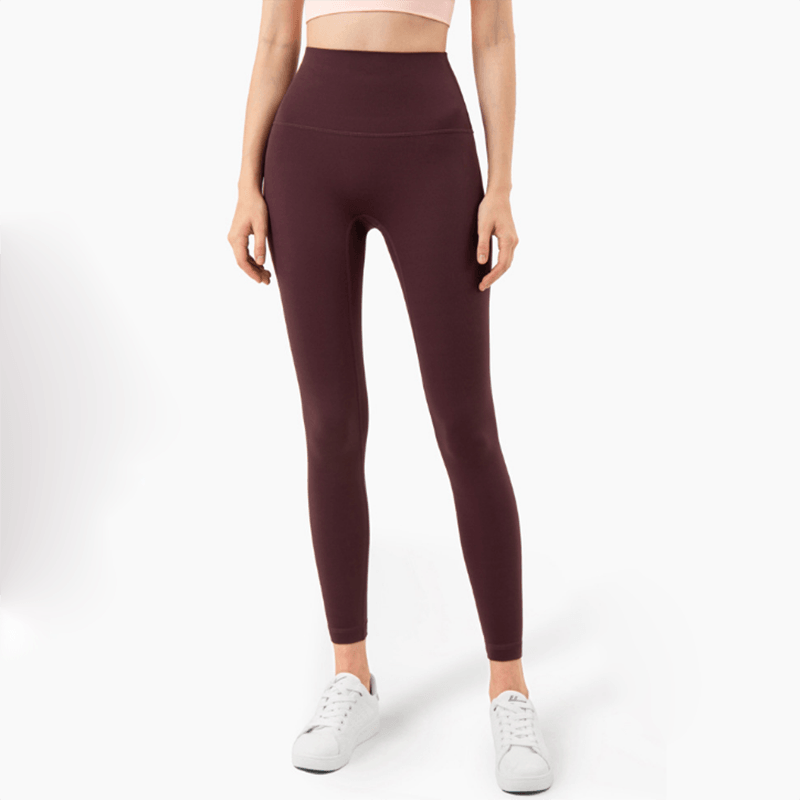 Beautiful Fitness Female Full Length Leggings 19 Colors Running Pants High Waist Seamless Leggings Fitness Tight Running Gym Women Push Up Sport Leggings Workout Seamless Yoga Pant Comfortable Pants
