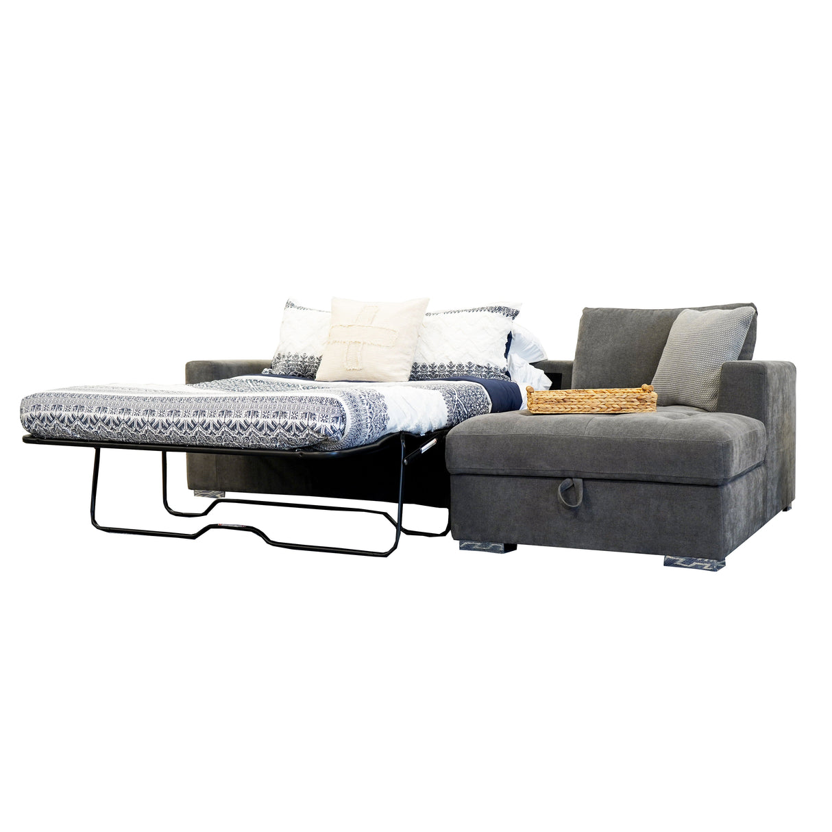 Tacoma - Sectional With Storage And Pullout Bed by Couch.com