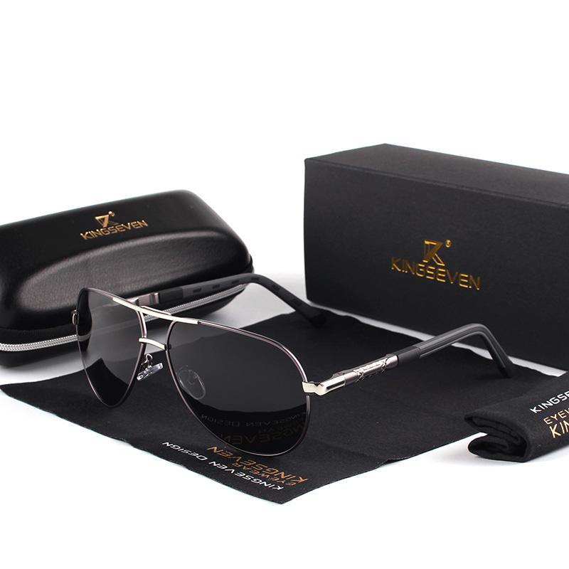 Summer Luxury Aluminum Magnesium Men's Retro Aviation Popular Sunglasses Polarized Men Mirror Glasses oculos Eyewear Accessories For Men