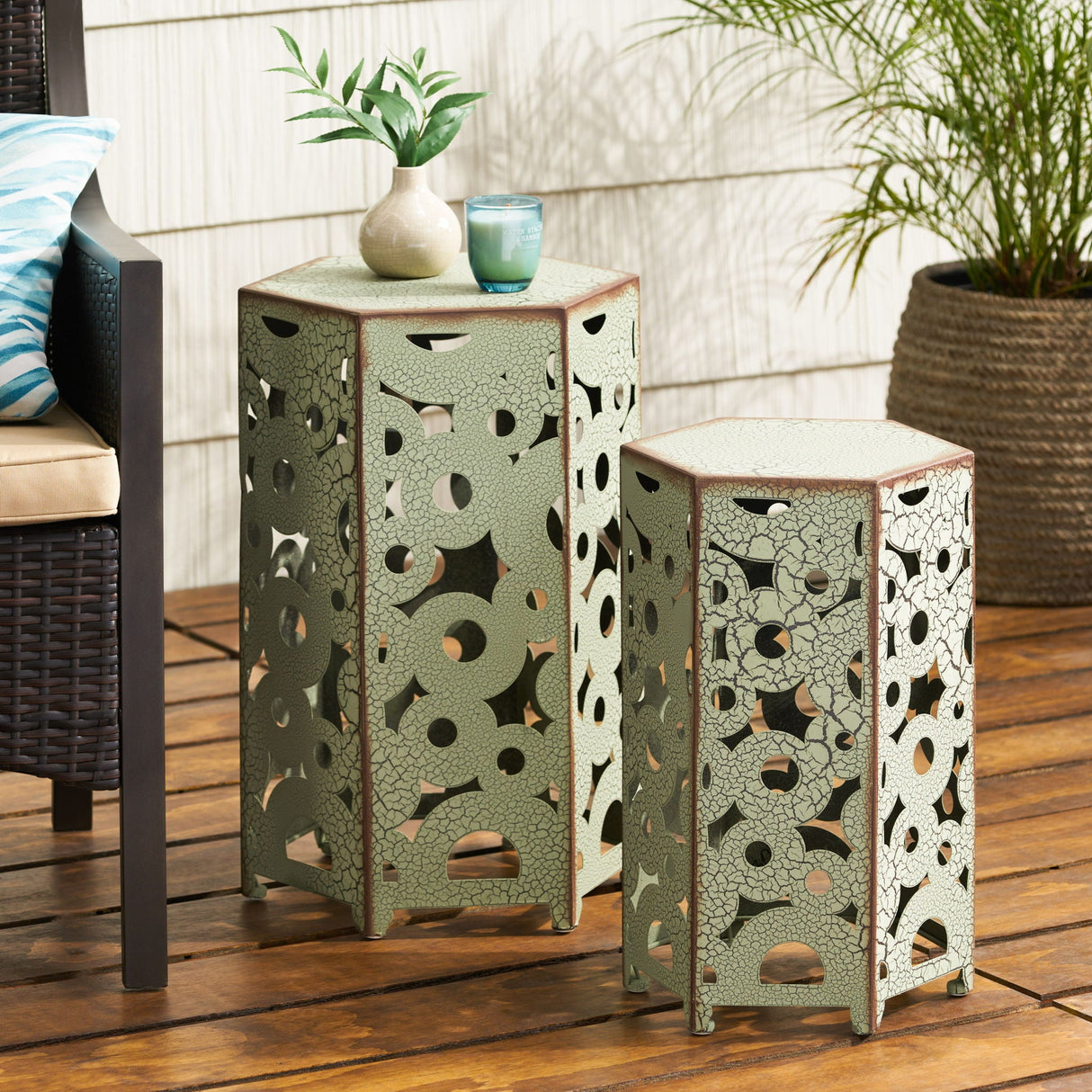 Selva - Accent Table - Antique Green by Couch.com