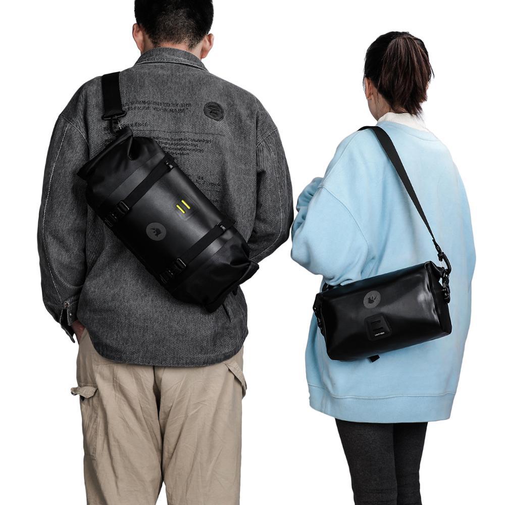 Bicycle Bag Waterproof Big Capacity Handlebar Bag 2 Piece Front Tube Cycling Bag Bike Accessories Bike Bag Waterproof Bike Handlebar Bag Bicycle For Sport Bicycle Cycling Accessories