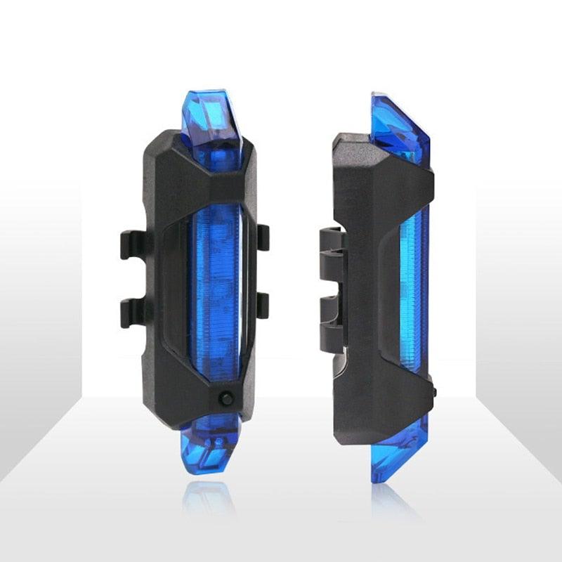 Bicycle Rear LED Tail Light USB Rechargeable Mountain Bike Lamp Waterproof Headlight Front And Rear Bicycle Light Scooter Light LED Head Back Cycling Flashing Safety Warning Lamp