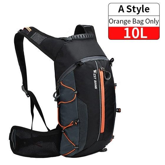 Bike Bags Portable Waterproof Backpack Cycling Water Bag Outdoor Sport Climbing Hiking Pouch Hydration Backpack Bike Backpack Mountain Biking Daypack Cycling Hiking Bicycle 10L