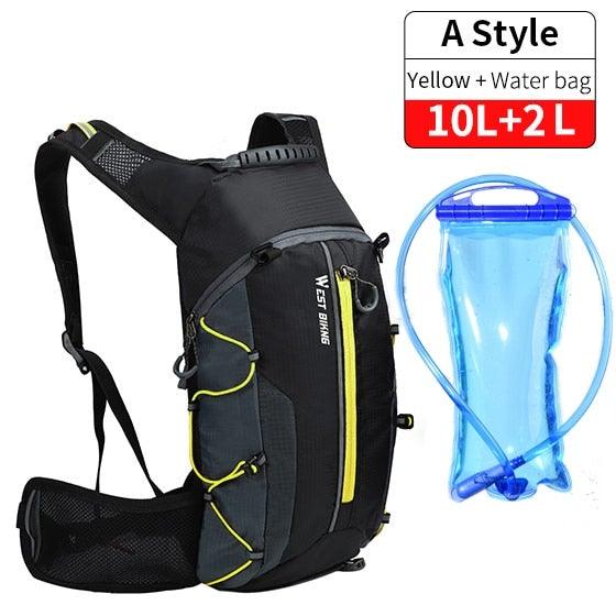 Bike Bags Portable Waterproof Backpack Cycling Water Bag Outdoor Sport Climbing Hiking Pouch Hydration Backpack Bike Backpack Mountain Biking Daypack Cycling Hiking Bicycle 10L