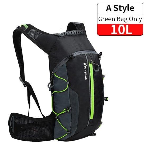 Bike Bags Portable Waterproof Backpack Cycling Water Bag Outdoor Sport Climbing Hiking Pouch Hydration Backpack Bike Backpack Mountain Biking Daypack Cycling Hiking Bicycle 10L