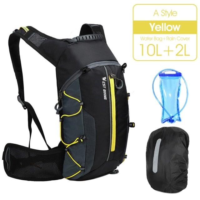 Bike Bags Portable Waterproof Backpack Cycling Water Bag Outdoor Sport Climbing Hiking Pouch Hydration Backpack Bike Backpack Mountain Biking Daypack Cycling Hiking Bicycle 10L