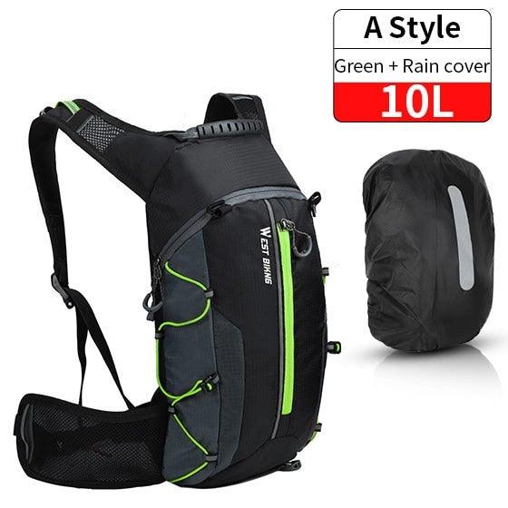Bike Bags Portable Waterproof Backpack Cycling Water Bag Outdoor Sport Climbing Hiking Pouch Hydration Backpack Bike Backpack Mountain Biking Daypack Cycling Hiking Bicycle 10L