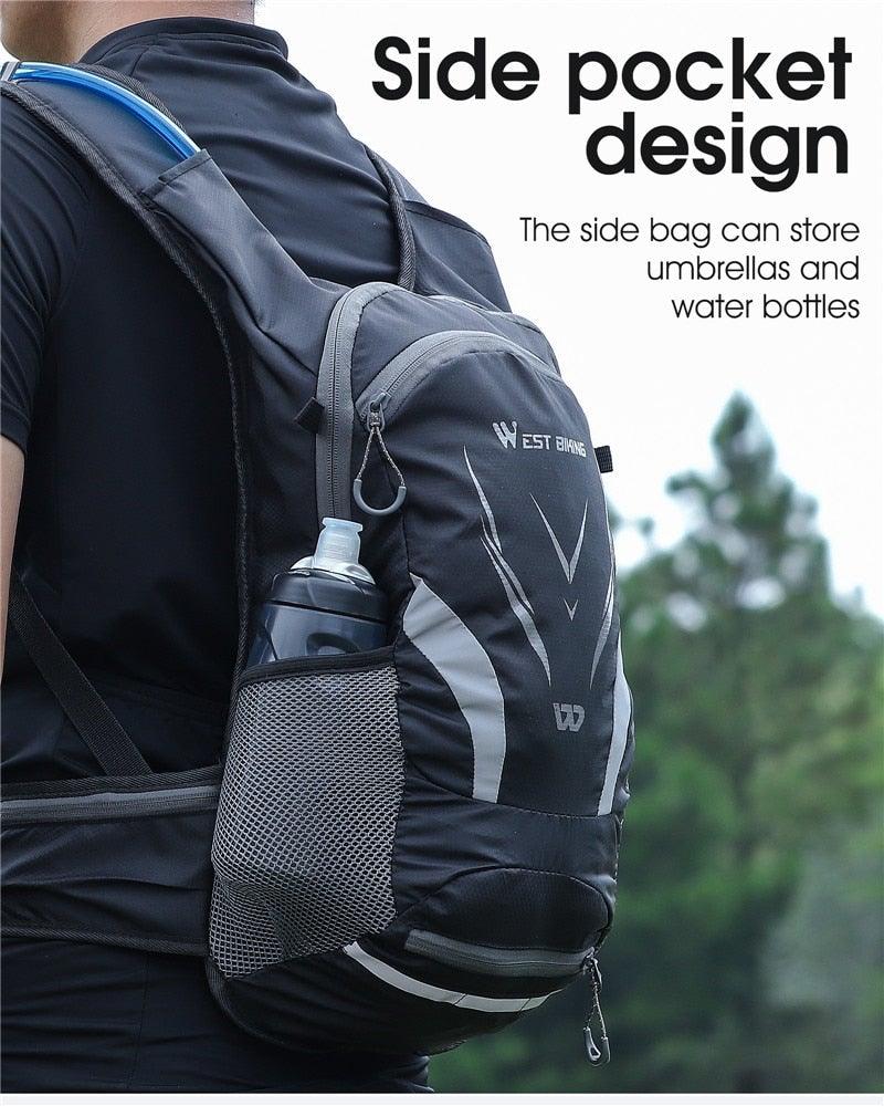 Bike Bags Portable Waterproof Backpack Cycling Water Bag Outdoor Sport Climbing Hiking Pouch Hydration Backpack Bike Backpack Mountain Biking Daypack Cycling Hiking Bicycle 10L