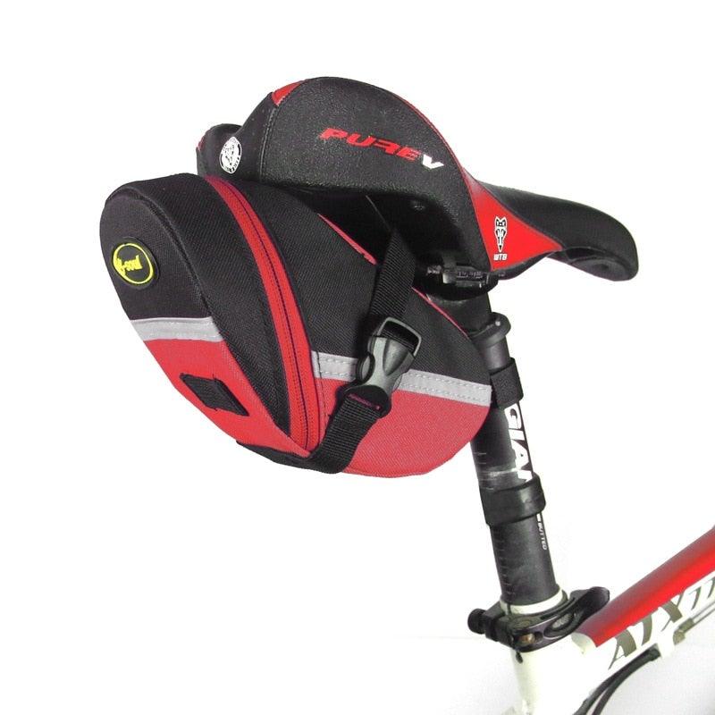 Bike Bags Waterproof Bicycle Bags Seat Cycling Pouch Bag Riding Storage Bag Accessories Bike Saddle Bag Bicycle Bag Straps On Bike Bag Under Seat Pouch Pack Bicycle Accessories Bag Bicycle Tool Storage Bags For Cycling Water Proof Bag