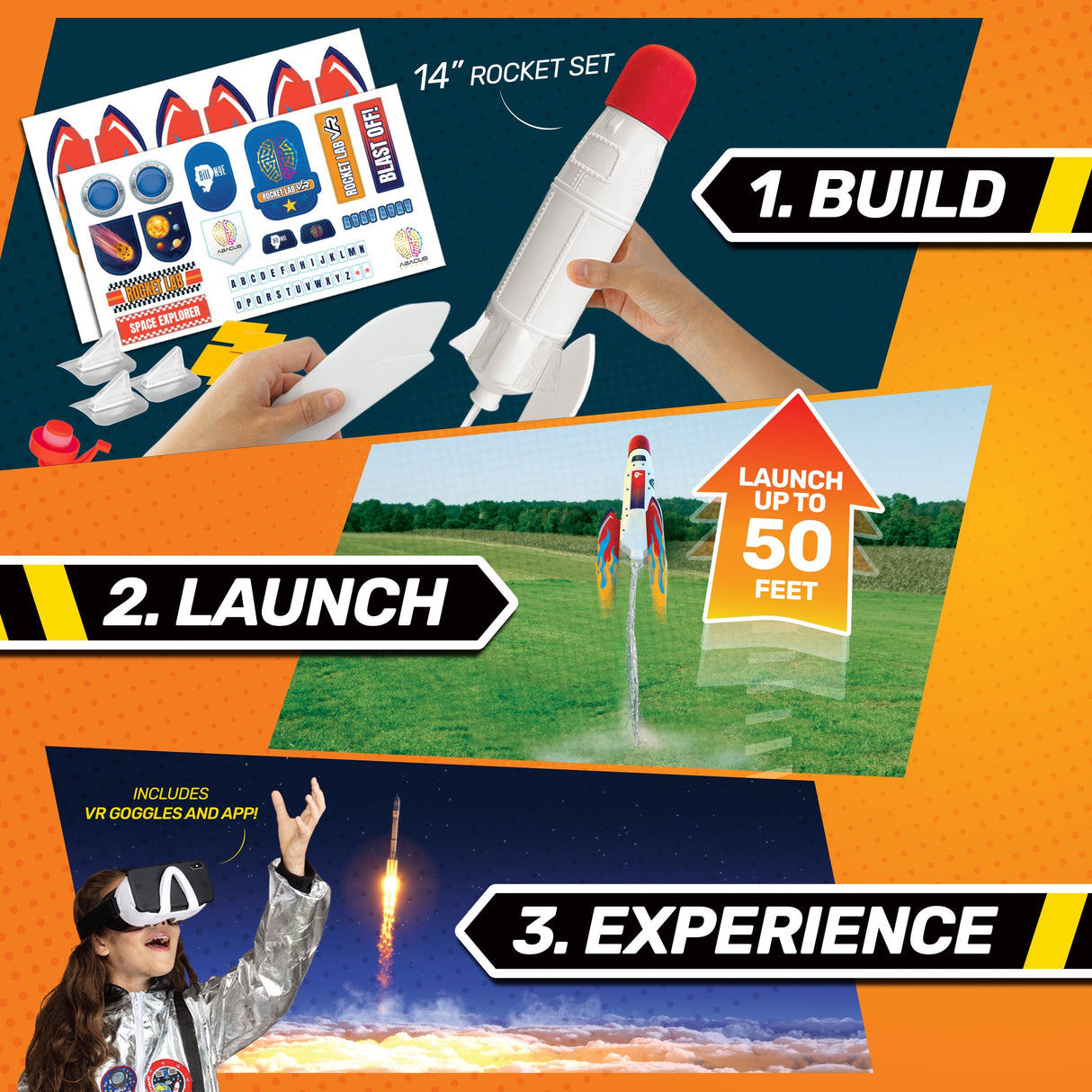 Bill Nye's ROCKET LAB VR Rocket Science Kit