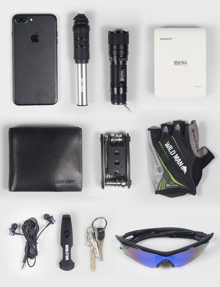 Black Bike Bag Frame Front Top Tube Cycling Bag Waterproof Phone Case Touchscreen Bag Pack Bicycle Accessories Bike Bicycle Bag Waterproof Bike Phone Mount Bag Front Frame Top Tube Handlebar Bag Touch Screen Holder Case For Cell Phones 6.6in