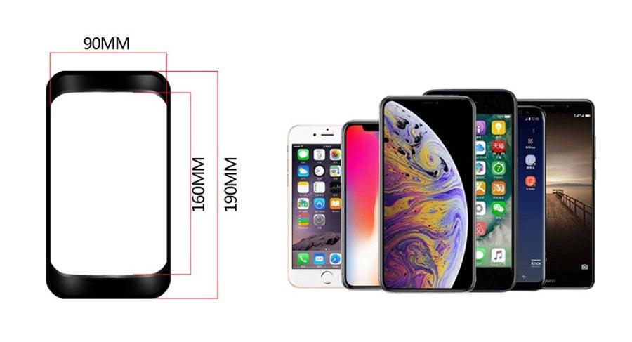 Black Bike Bag Frame Front Top Tube Cycling Bag Waterproof Phone Case Touchscreen Bag Pack Bicycle Accessories Bike Bicycle Bag Waterproof Bike Phone Mount Bag Front Frame Top Tube Handlebar Bag Touch Screen Holder Case For Cell Phones 6.6in
