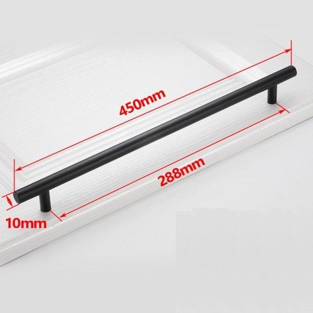 Black Golden Cupboard Handle Brushed Stainless Steel Kitchen Cabinet Door Knob Furniture Drawer Pull Hardware Pulls Bar Handle Furniture Handle Drawer Pull Hardware Stainless Steel Kitchen Drawer Pulls Cabinet Handles