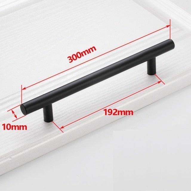 Black Golden Cupboard Handle Brushed Stainless Steel Kitchen Cabinet Door Knob Furniture Drawer Pull Hardware Pulls Bar Handle Furniture Handle Drawer Pull Hardware Stainless Steel Kitchen Drawer Pulls Cabinet Handles