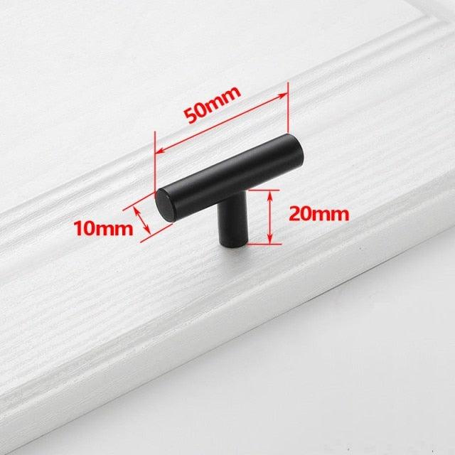 Black Golden Cupboard Handle Brushed Stainless Steel Kitchen Cabinet Door Knob Furniture Drawer Pull Hardware Pulls Bar Handle Furniture Handle Drawer Pull Hardware Stainless Steel Kitchen Drawer Pulls Cabinet Handles