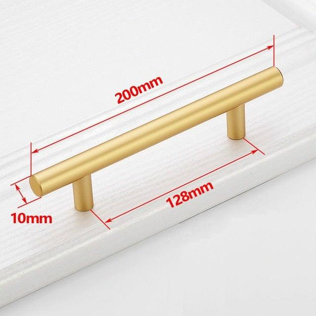 Black Golden Cupboard Handle Brushed Stainless Steel Kitchen Cabinet Door Knob Furniture Drawer Pull Hardware Pulls Bar Handle Furniture Handle Drawer Pull Hardware Stainless Steel Kitchen Drawer Pulls Cabinet Handles