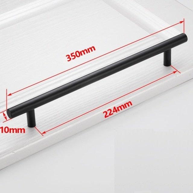 Black Golden Cupboard Handle Brushed Stainless Steel Kitchen Cabinet Door Knob Furniture Drawer Pull Hardware Pulls Bar Handle Furniture Handle Drawer Pull Hardware Stainless Steel Kitchen Drawer Pulls Cabinet Handles