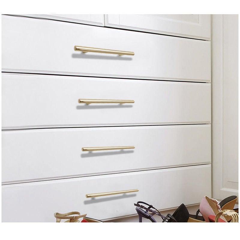 Black Golden Cupboard Handle Brushed Stainless Steel Kitchen Cabinet Door Knob Furniture Drawer Pull Hardware Pulls Bar Handle Furniture Handle Drawer Pull Hardware Stainless Steel Kitchen Drawer Pulls Cabinet Handles