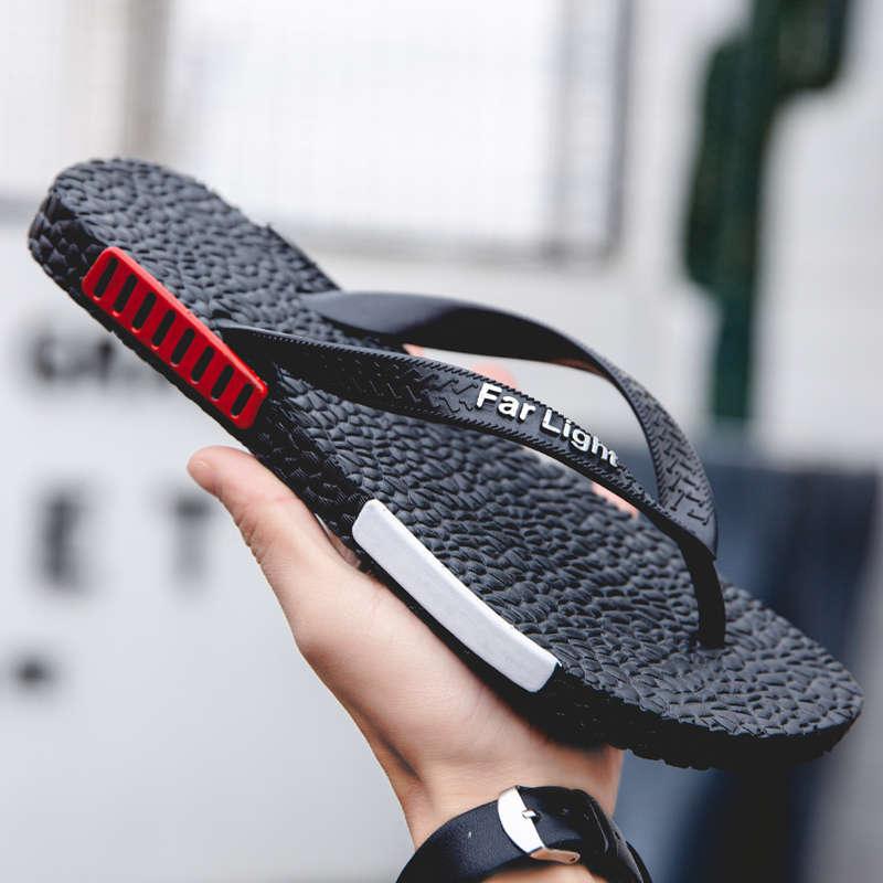 Black Man House Slippers Elegant Flip Flop Pool Slippers Summer Sandals Men's Shoes Breathable Air Mesh Comfortable Leather Flip Flops Non-Slip Sport Cushion Beach Outdoor Walking Slippers