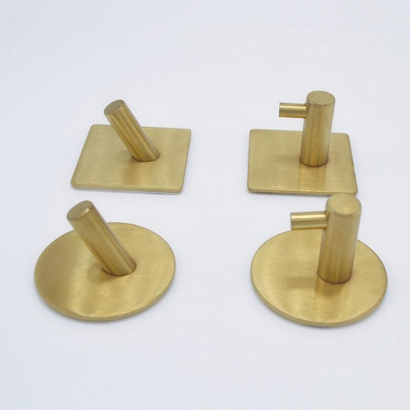 Black Robe Hook Wall Hook Towel Hook for Bathroom Stainless Steel Coat Hook Rustproof Hook Hanger for Kitchen Hardware Stainless Steel Hooks Waterproof and Oilproof Bathroom Kitchen Self Adhesive Hooks for Hanging Coat Hat Towel