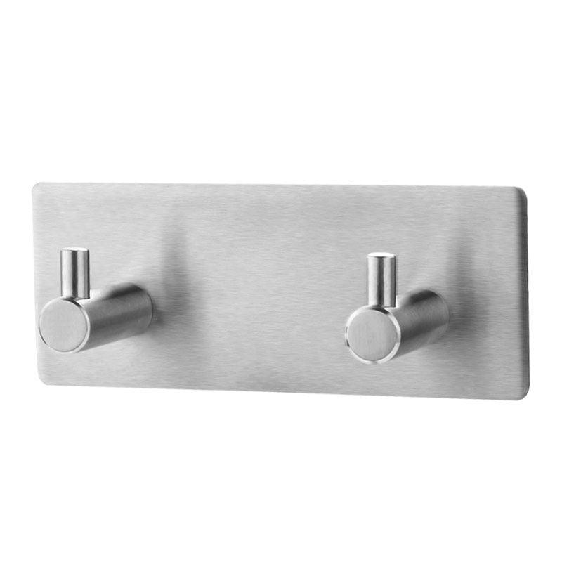Black Robe Hook Wall Hook Towel Hook for Bathroom Stainless Steel Coat Hook Rustproof Hook Hanger for Kitchen Hardware Stainless Steel Hooks Waterproof and Oilproof Bathroom Kitchen Self Adhesive Hooks for Hanging Coat Hat Towel