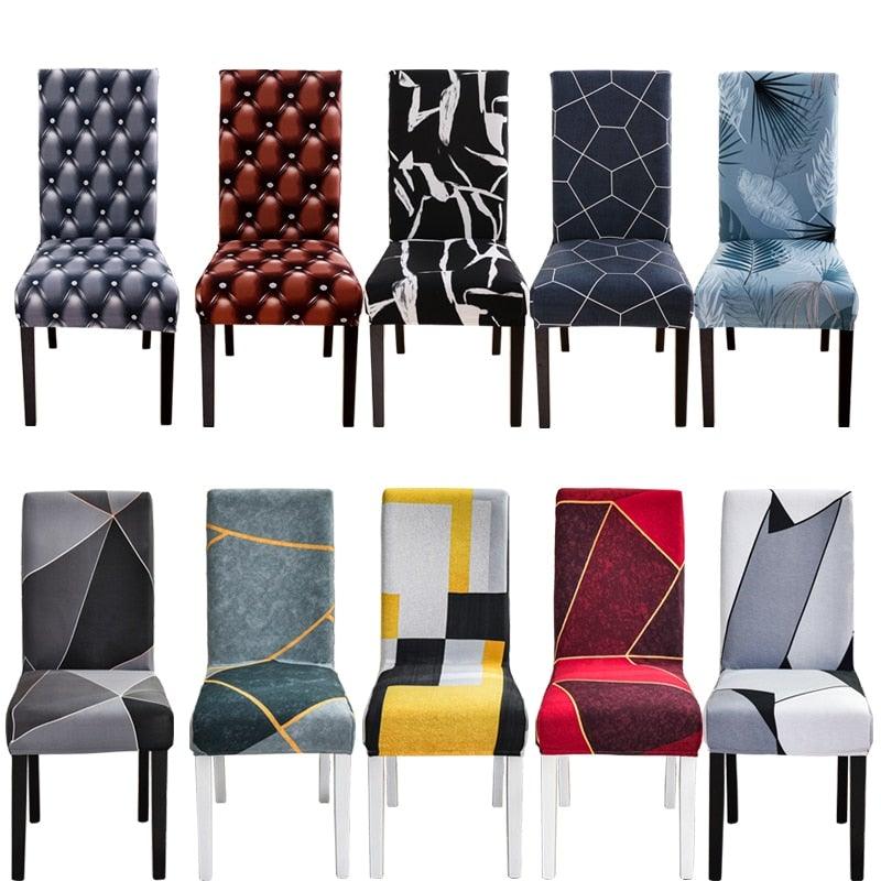 Black Spandex elastic wedding Chair Covers Anti-dirty housse de chaise office hotel chair cover seat Chair Covers Protector Seat Case Chair Cover Seat Protector Super Fit Slipcover Stretch Removable Washable
