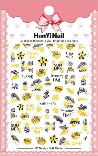 Black White 3D Nail Sticker Decals Cool English Letter Nail Art Decoration Manicure Design Christmas New Year Gift French Nail Art Stickers Decals 8Sheets Nail Art Supplies 3D Self-Adhesive Nail Art Decoration Pattern Nail Accessories Classic Simple
