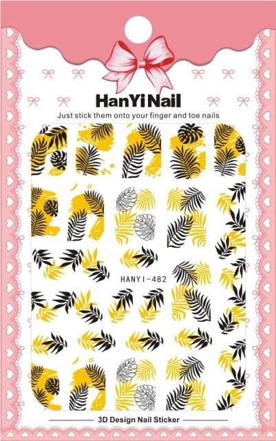 Black White 3D Nail Sticker Decals Cool English Letter Nail Art Decoration Manicure Design Christmas New Year Gift French Nail Art Stickers Decals 8Sheets Nail Art Supplies 3D Self-Adhesive Nail Art Decoration Pattern Nail Accessories Classic Simple