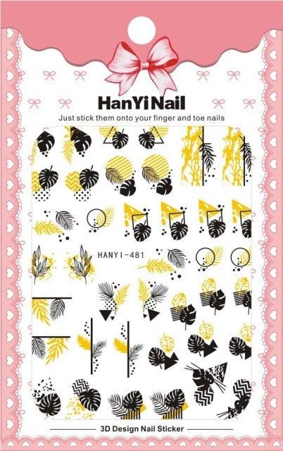 Black White 3D Nail Sticker Decals Cool English Letter Nail Art Decoration Manicure Design Christmas New Year Gift French Nail Art Stickers Decals 8Sheets Nail Art Supplies 3D Self-Adhesive Nail Art Decoration Pattern Nail Accessories Classic Simple