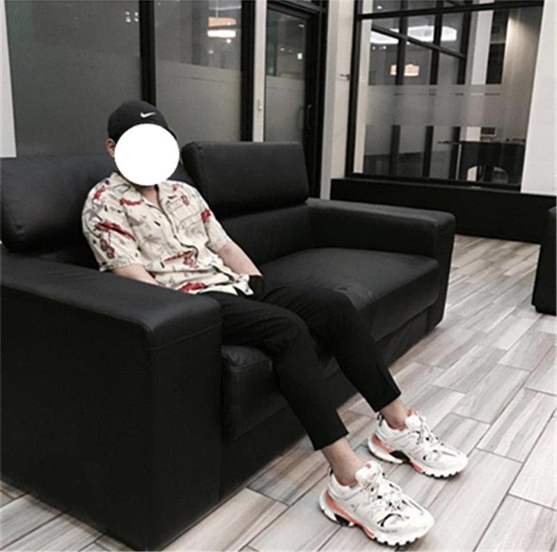 Black Womens Breathable Sneakers Spring Mesh Sneakers Woman Elegant Casual Sneakers Outdoor Sport Summer Couple Cushion Flats Running Womens Sneakers