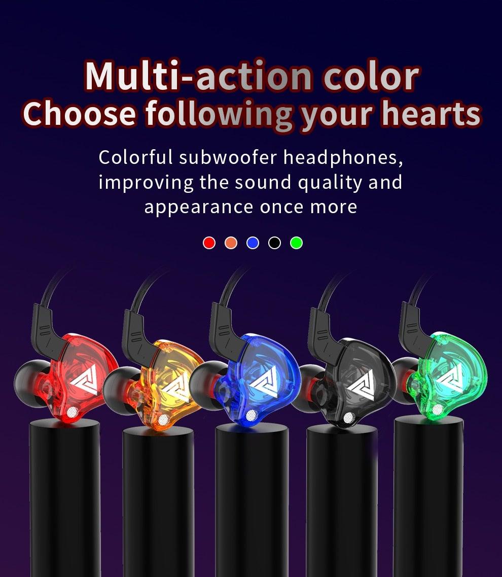 Blue Gaming Bass 3.5mm In-Ear Earphone Game Headset Noise Driver Gaming Earbuds Headset with Dual Mic Detachable & Built-in and Volume Control For Mobile Gaming PC Cancelling Earbuds With Mic