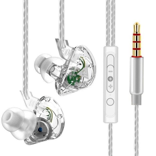 Blue Gaming Bass 3.5mm In-Ear Earphone Game Headset Noise Driver Gaming Earbuds Headset with Dual Mic Detachable & Built-in and Volume Control For Mobile Gaming PC Cancelling Earbuds With Mic