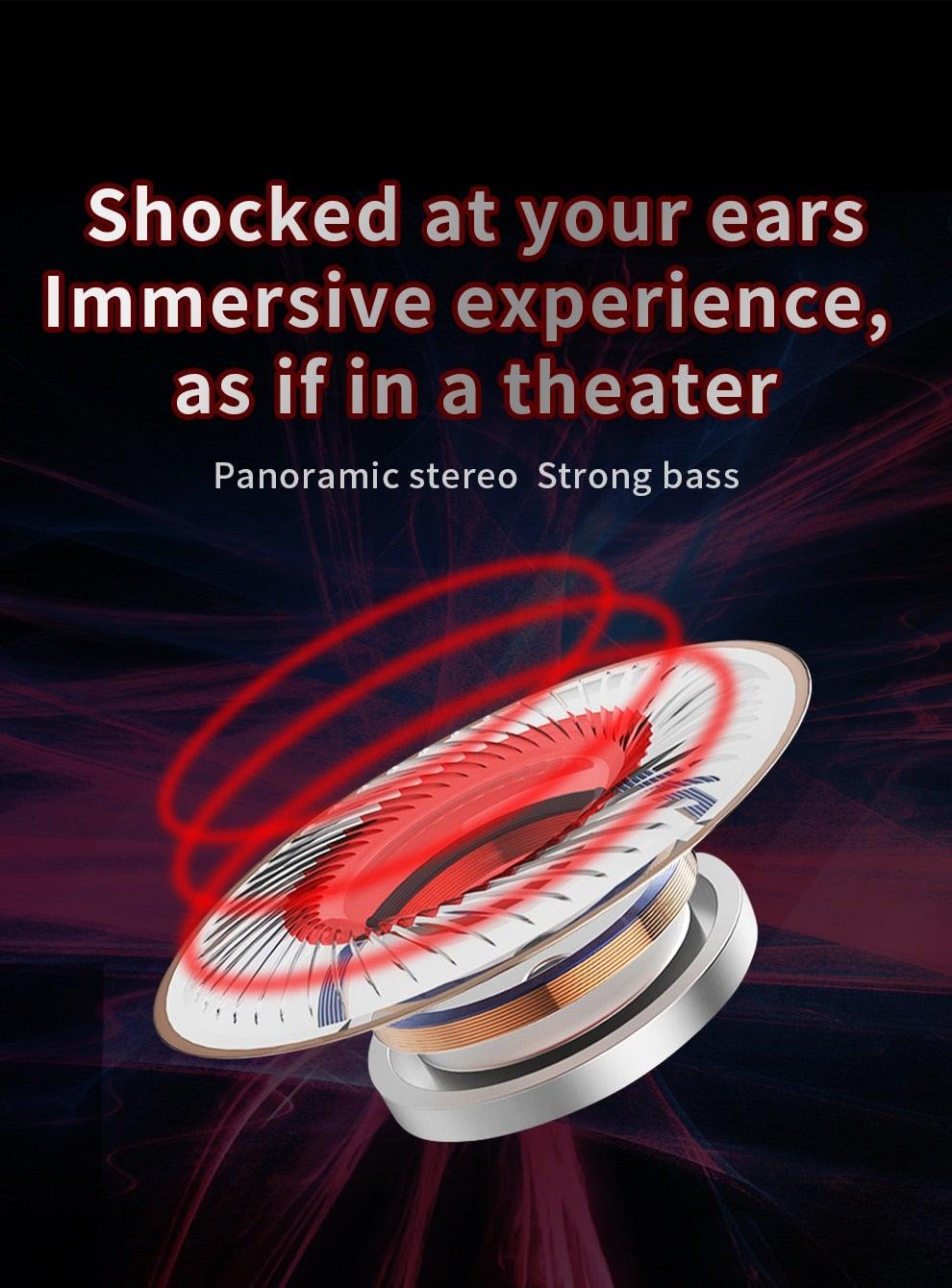 Blue Gaming Bass 3.5mm In-Ear Earphone Game Headset Noise Driver Gaming Earbuds Headset with Dual Mic Detachable & Built-in and Volume Control For Mobile Gaming PC Cancelling Earbuds With Mic