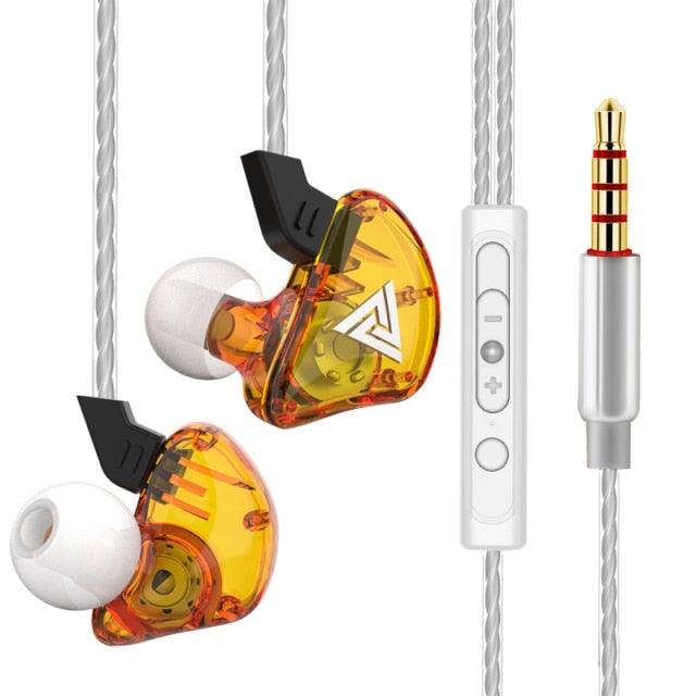 Blue Gaming Bass 3.5mm In-Ear Earphone Game Headset Noise Driver Gaming Earbuds Headset with Dual Mic Detachable & Built-in and Volume Control For Mobile Gaming PC Cancelling Earbuds With Mic
