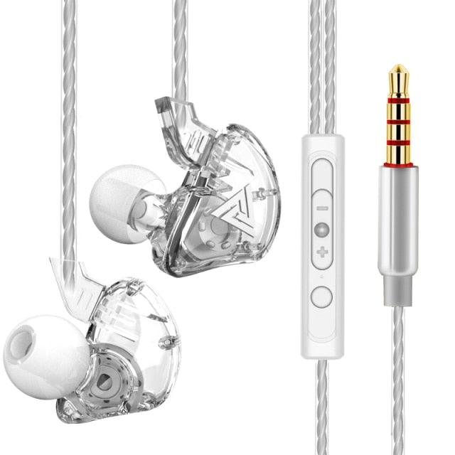 Blue Gaming Bass 3.5mm In-Ear Earphone Game Headset Noise Driver Gaming Earbuds Headset with Dual Mic Detachable & Built-in and Volume Control For Mobile Gaming PC Cancelling Earbuds With Mic