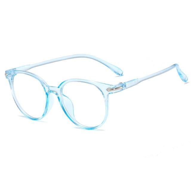 Blue Light Blocking Computer Glasses Retro Clear Lens Eyeglasses Frame And Myopia Glasses Men Women Short Sight Eyewear Blue Coated Women Diopter Eyeglass0 -0.5 -1 -1.5 -2 -2.5 -3 -3.5 -4 -5 -6
