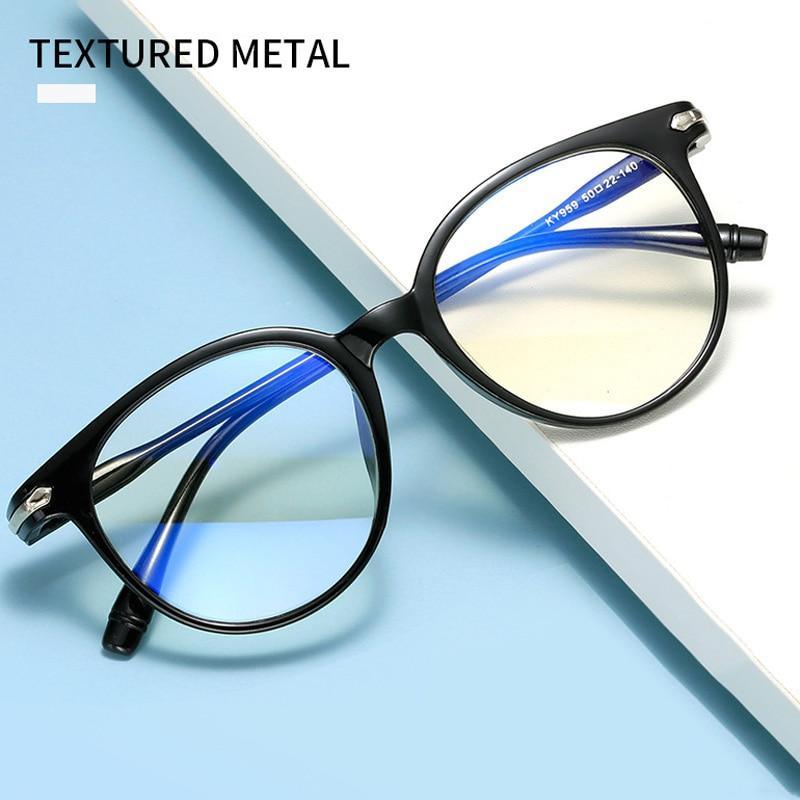 Blue Light Blocking Computer Glasses Retro Clear Lens Eyeglasses Frame And Myopia Glasses Men Women Short Sight Eyewear Blue Coated Women Diopter Eyeglass0 -0.5 -1 -1.5 -2 -2.5 -3 -3.5 -4 -5 -6