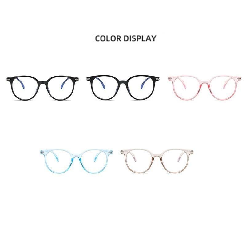 Blue Light Blocking Computer Glasses Retro Clear Lens Eyeglasses Frame And Myopia Glasses Men Women Short Sight Eyewear Blue Coated Women Diopter Eyeglass0 -0.5 -1 -1.5 -2 -2.5 -3 -3.5 -4 -5 -6