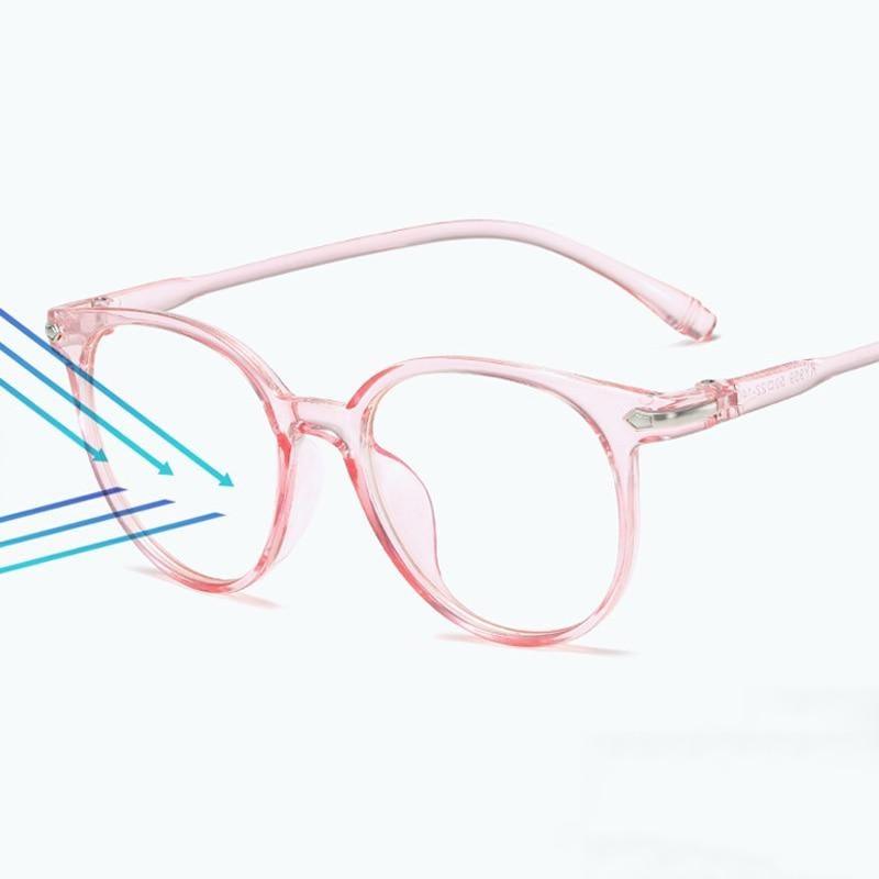 Blue Light Blocking Computer Glasses Retro Clear Lens Eyeglasses Frame And Myopia Glasses Men Women Short Sight Eyewear Blue Coated Women Diopter Eyeglass0 -0.5 -1 -1.5 -2 -2.5 -3 -3.5 -4 -5 -6