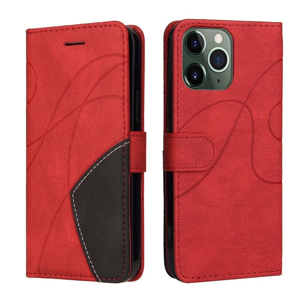 Blue PU Leather Wallet Flip Phone Case Cover For iPhone 13 Pro Max Case Leather Flip Cover iPhone 13 Pro Phone Case For iPhone 12 Mini 14 11 8 7 6 6s Plus 5 5s Case